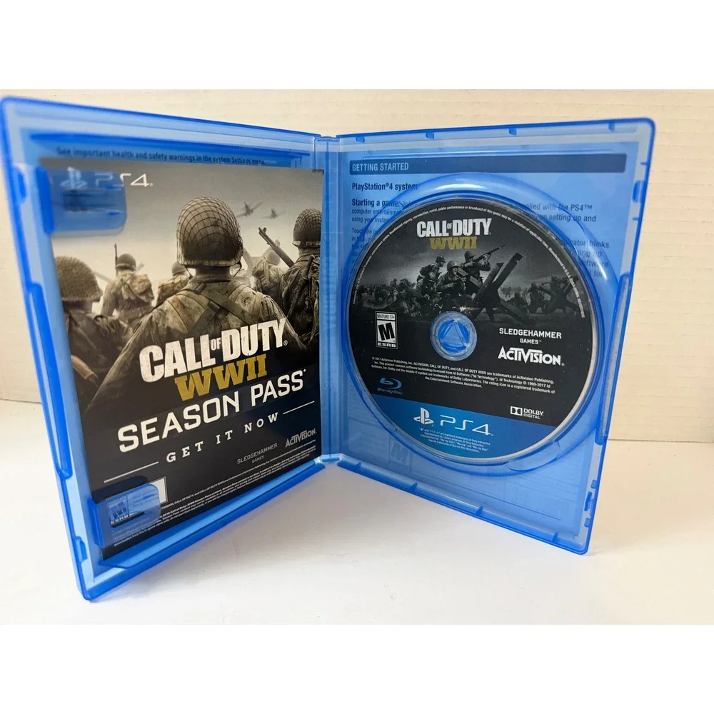 Call of Duty WWII Sony PlayStation 4‎ PS4 Video Game Activision 88108206US Disc
